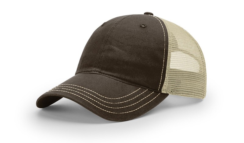 Richardson 111 Garment Washed Trucker Hat Unstructured Mesh Back Relaxed OSFM gallery