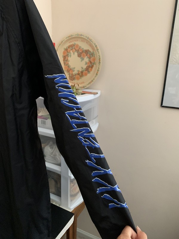 XXXTENTACION Skins Jacket Snap Up/Coach style (Size Large) (color Black) gallery