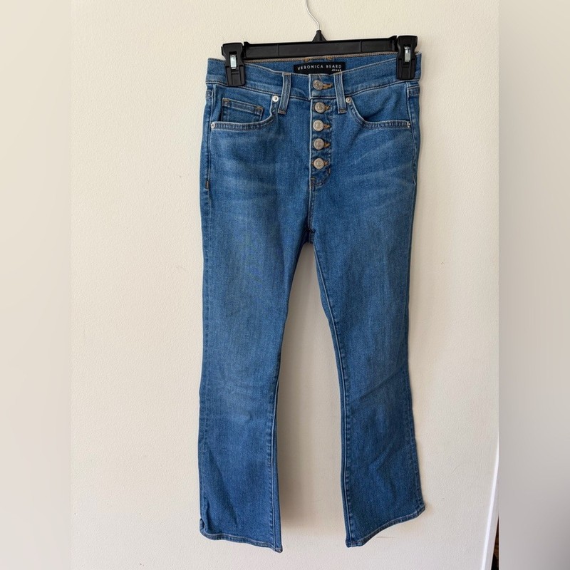 Veronica Beard Carolyn Baby Boot High-Rise Jeans 👖💙Size: 25