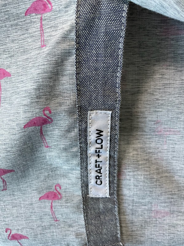 Voyage Men’s Short-Sleeve Tropical Flamingo Shirt - Gray & Pink (Size Medium) gallery