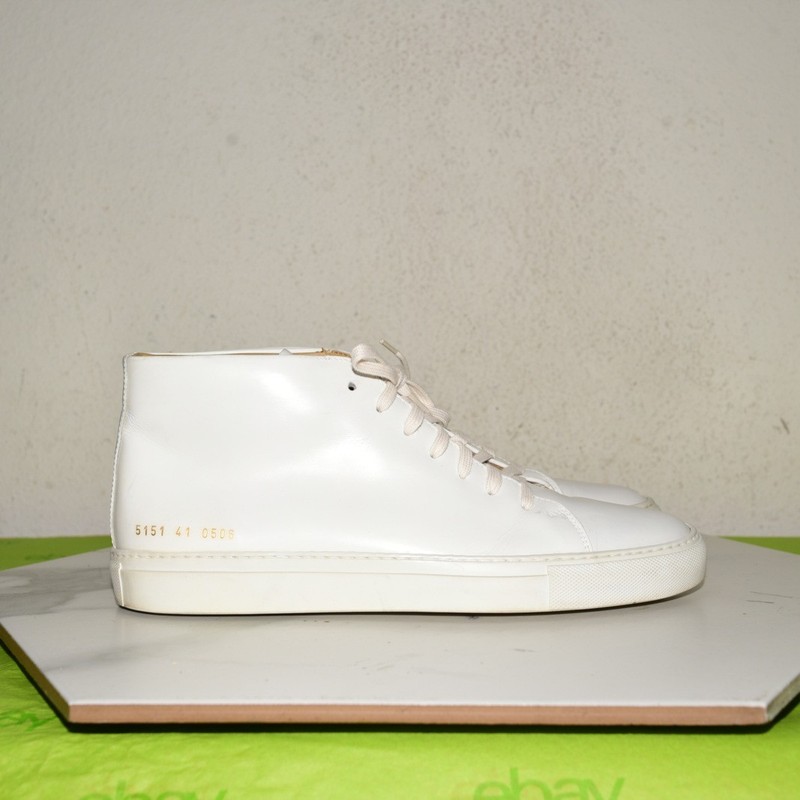 Common Projects Achilles Mid Italy Leather Sneakers Men 41