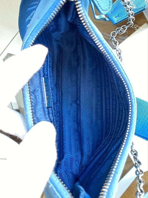 PRADA Re Edition 2005 in Re-Nylon Prada BLUE USED gallery
