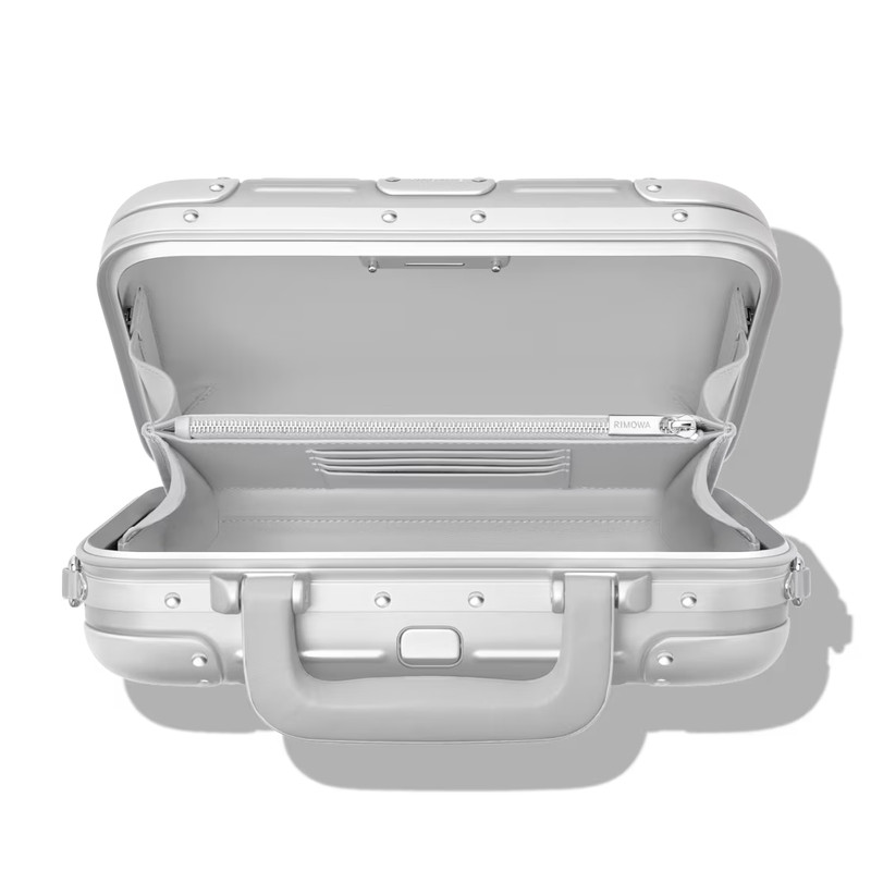 Authentic RIMOWA Original Aluminum Cross-Body Bag 19 Silver Brand New $2,325 gallery