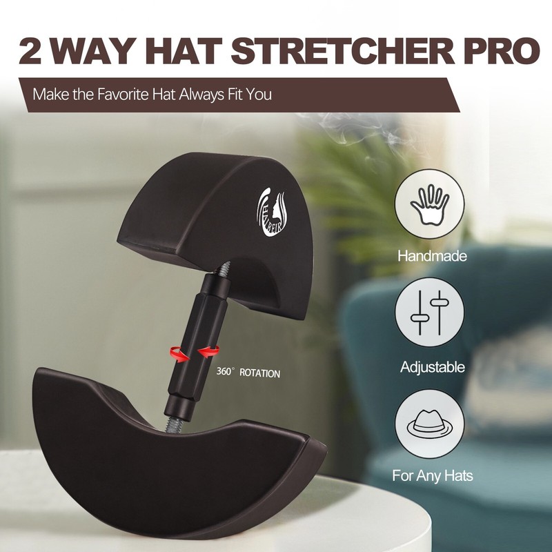 HAIBEIR Hat Stretcher for Fitted Hats Cowboy Hat Jack for Men for Baseball Caps gallery