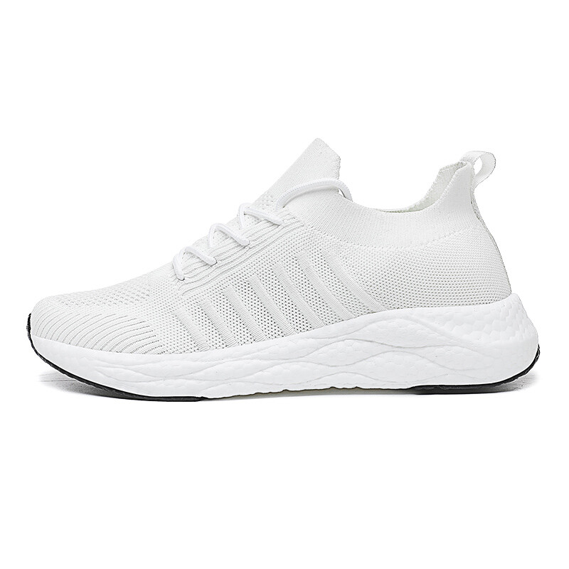 New Lightweight Breathable High Quality Knitting Sneaker Running Shoes for Men