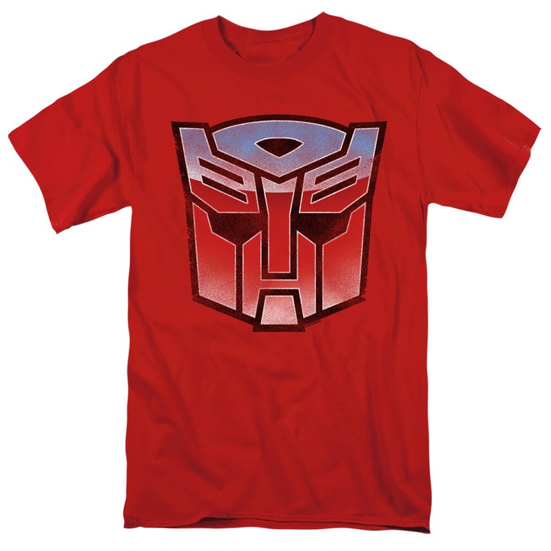 The Transformers Vintage Autobot Logo Red Licensed Adult T-Shirt