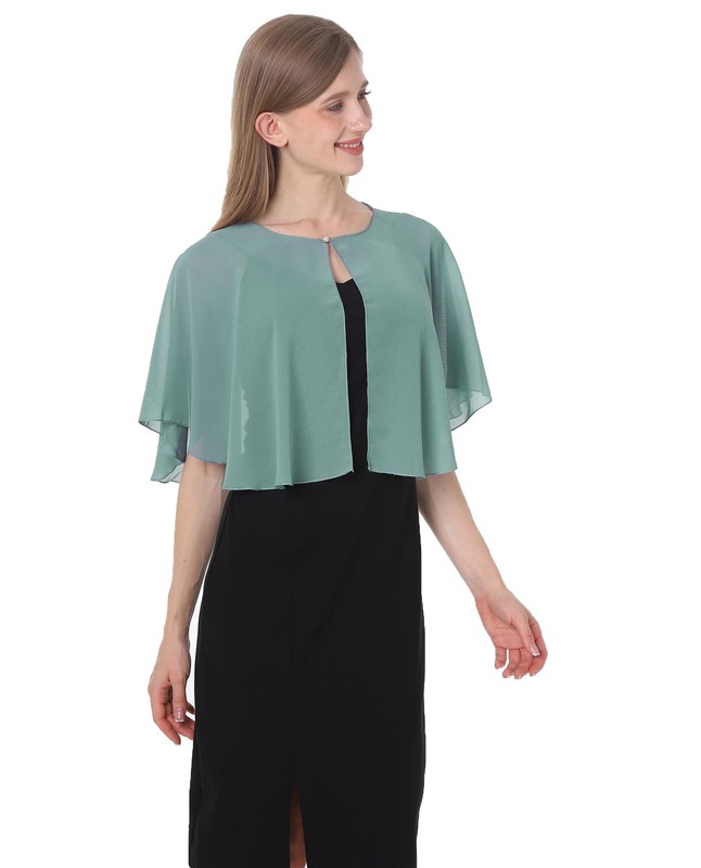 Capelets for women Chiffon Cape Soft Shawls and Wraps Wedding Capes gallery