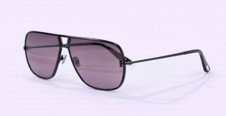 Tom Ford Stavros Sunglasses TF1204 Black/Gray Purple 63-11-140mm With Case New