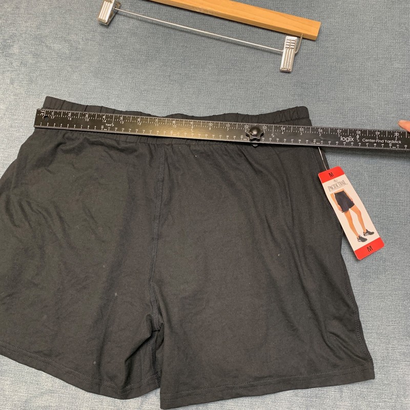 Pacific Trail Shorts Womens M Black Drawstring Zip Pockets Sports Performance gallery