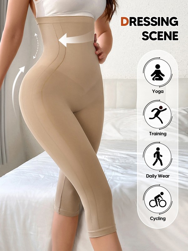 Shapewear Tummy Control High Waisted Butt Lifting Shapewear Body Shaper Capris gallery