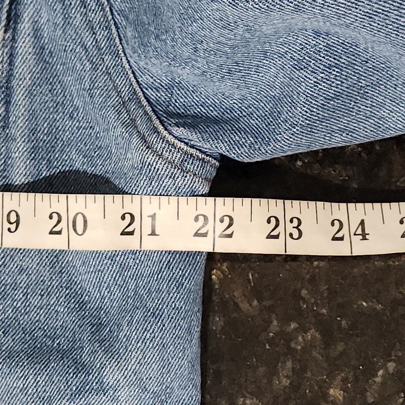Vintage Y2K Real Fur Trim Denim Jacket Classic Old Money City Outdoor Boho gallery