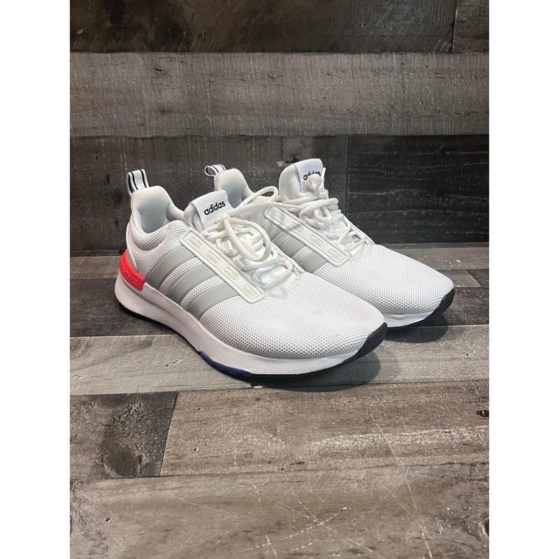 Adidas Racer TR21 White Red Cloudfoam Super Running Shoes GX8131 Mens 9.5
