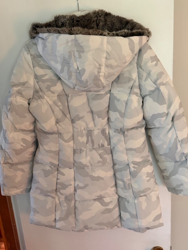 nautica white winter coat gallery