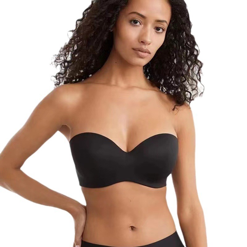 44 C D DD E F G Cup Womens Invisible Bra Plus Size Strapless Underwire Underwear gallery