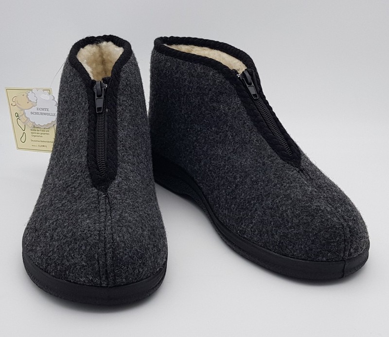 INTERMAX Hausschuhe Hüttenstiefel Hausstiefel Hüttenschuhe warm Filz&Wolle 40-47 gallery
