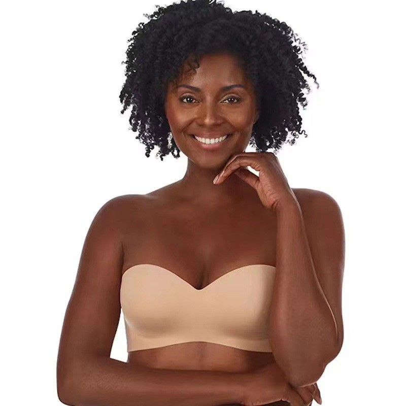 44 C D DD E F G Cup Womens Invisible Bra Plus Size Strapless Underwire Underwear gallery