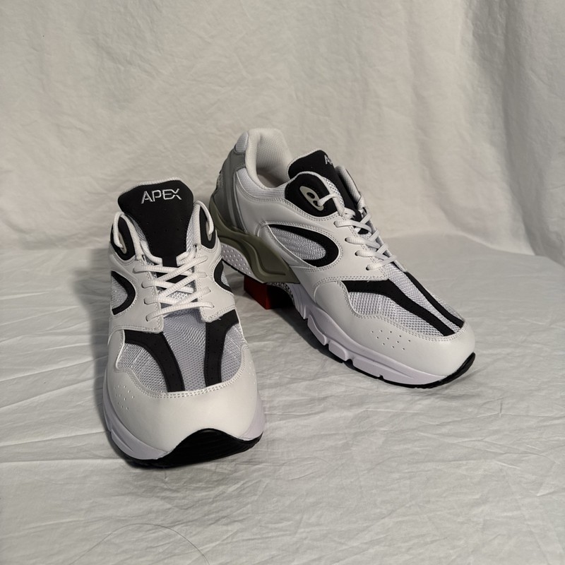 Apex Boss Runner Mens Orthotic Diabetic Comfort Shoes Size 15W White X521 NEW