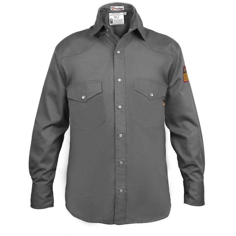 Flame Resistant FR Welding Shirt - Heavy Weight - 100% Cotton - 9 oz gallery