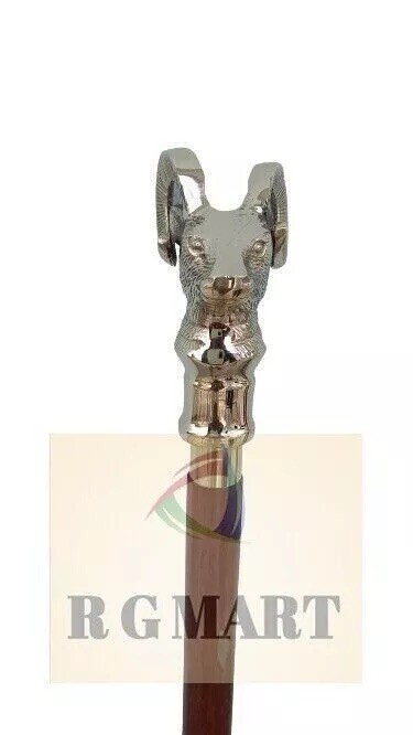5 pcs lot - Designer Walking Cane Vintage Style Cobra, Goat, Swan, Jaguar, Snake gallery