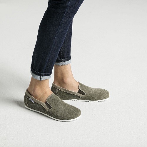 Birkenstock Womens Summer Shoes Jenks 1004720 Slip On Olive Textile Espadrille 42