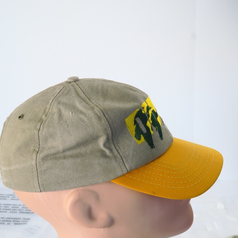 Vintage Duck Country Khaki Gold Hunting Outdoor Snapback Hat Made in USA gallery