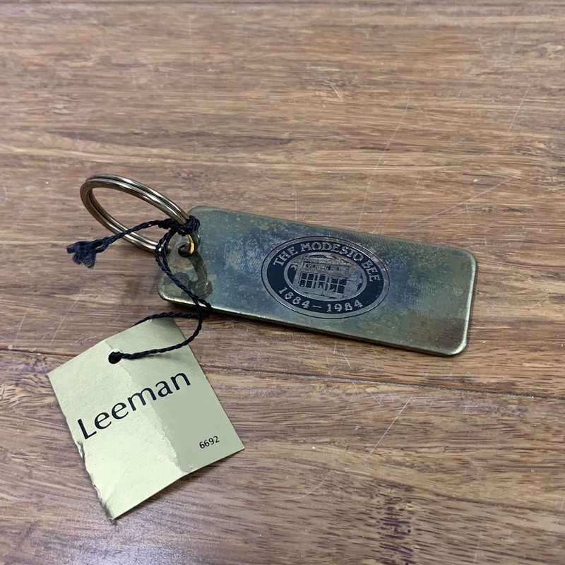 Vintage Newspaper Key Chain Tag Fob Modesto Bee California CA Scott Peterson