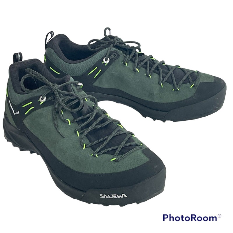 SALEWA MS Wildfire Leather Outdoor Hiking Shoe Raw Green 61395/5331 Mens 11 NEW