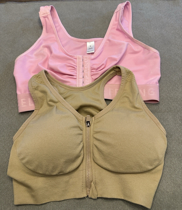 Post surgical Front enclosure bra bundle. SZ S