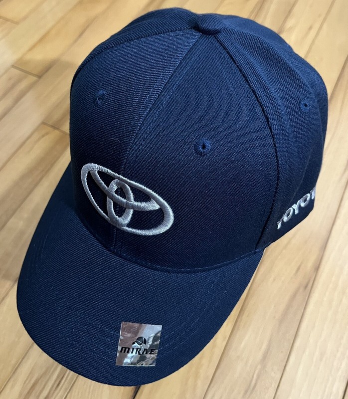 Auto-Car Brand Symbol Baseball Cap. Hat. Toyota Navy Hat.