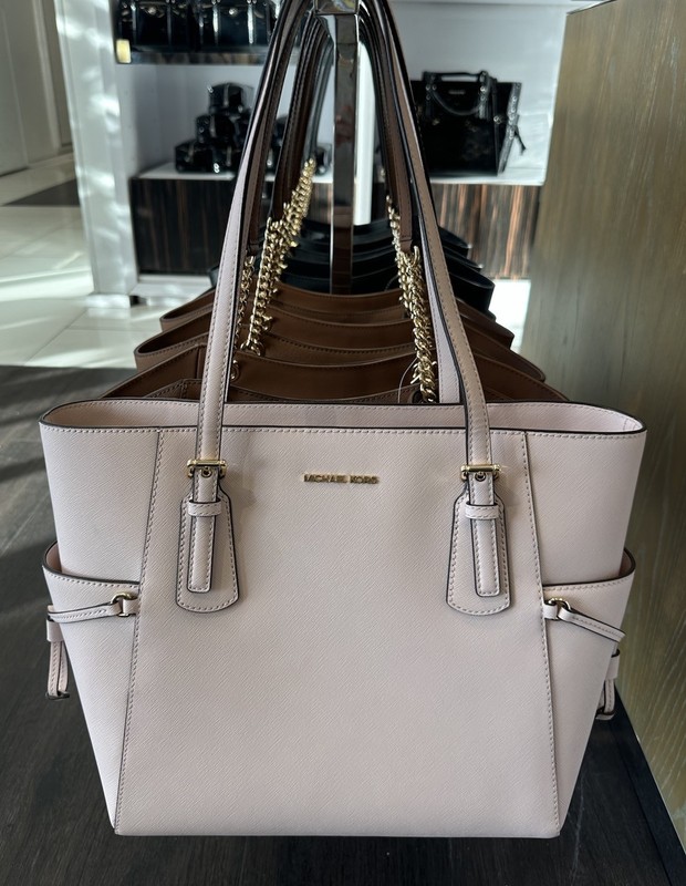 Michael Kors Gilly Large Drawstring Travel Tote (Powder Blush)