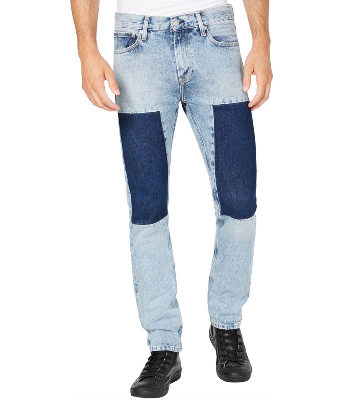 Calvin Klein Mens Tash Tapered Slim Jeans, tashblue, 38W x 32L