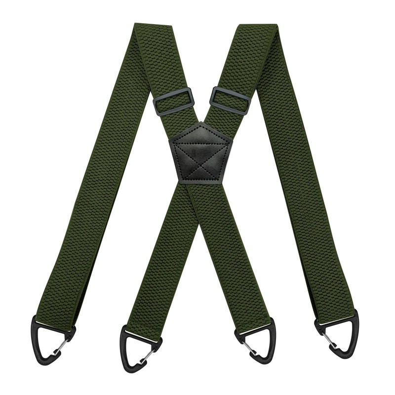 Heavy Duty Elastic Suspenders for Men Trouser Pants Braces Strap Work Belt gallery