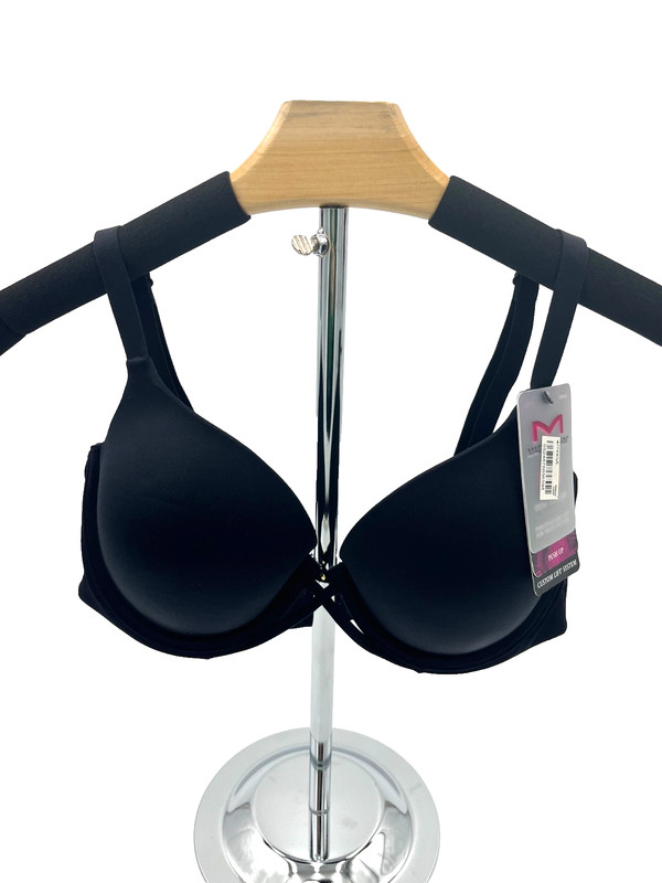 Maidenform Push Up Bra Custom Lift Style DM9400 Color Black XBK Size 36DD