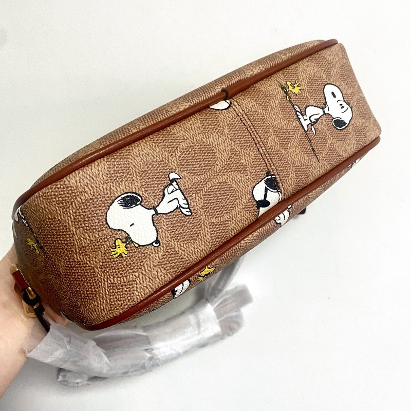 Coach X Peanuts Jamie Camera Bag In Signature Canvas With Snoopy Print CBM27 NEW gallery