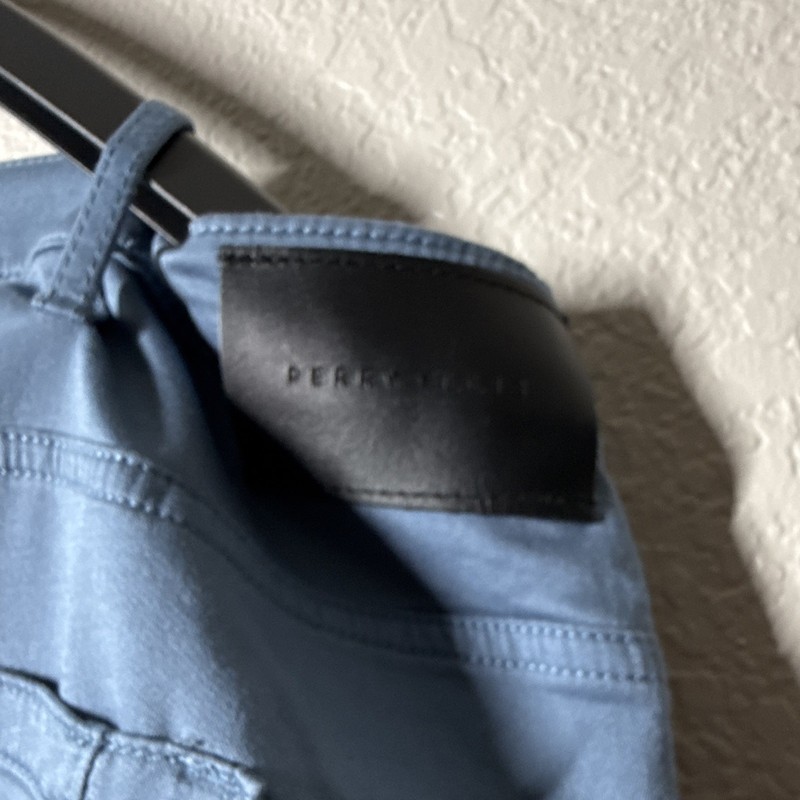 Perry Ellis Big & Tall Stretch Casual Pants Blue 48W Flat Front 5-Pocket NWT gallery