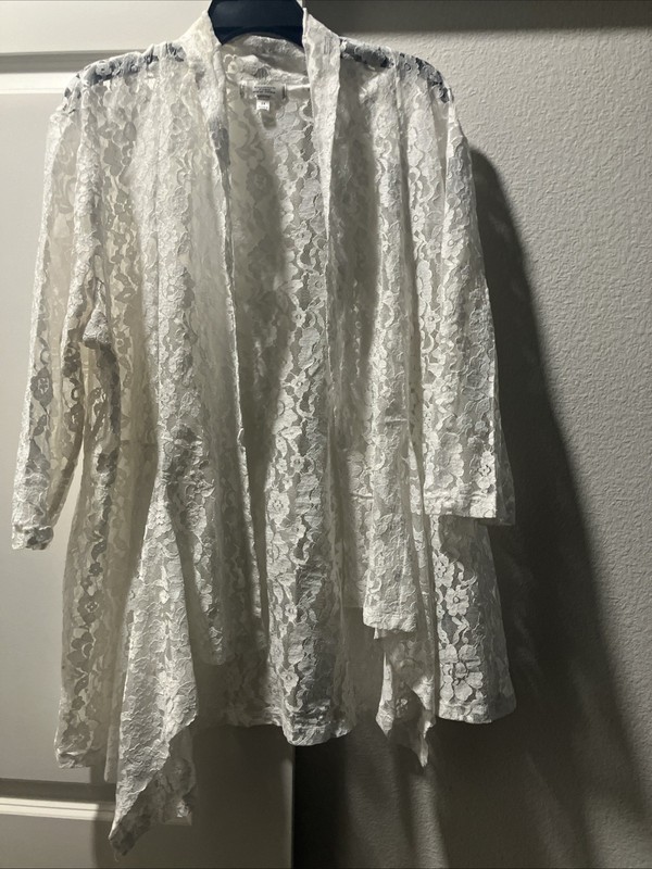 swimsuit cover ups for plus size women White See Thru Bathing Suit Cover Up