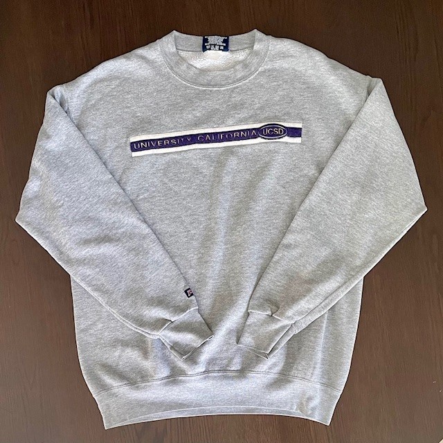 Vintage JanSport Gray Embroidered Crewneck Sweatshirt UCSD – Made in USA – Large