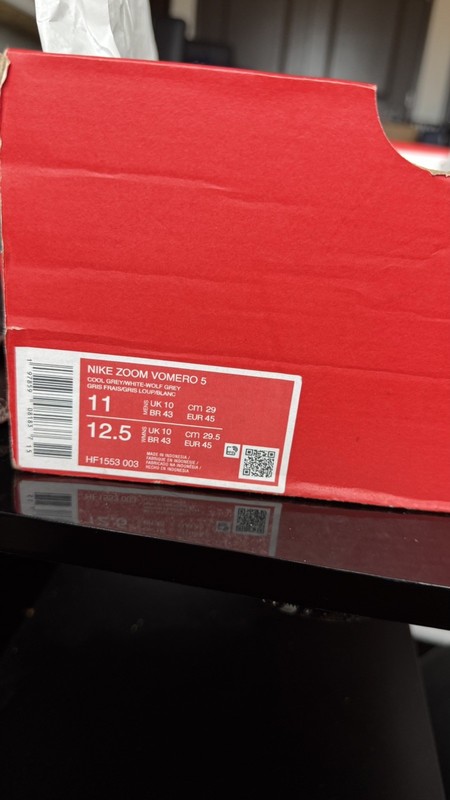Nike Zoom Vomero 5 Cool Grey/ White-Wolf Grey Size 11 gallery