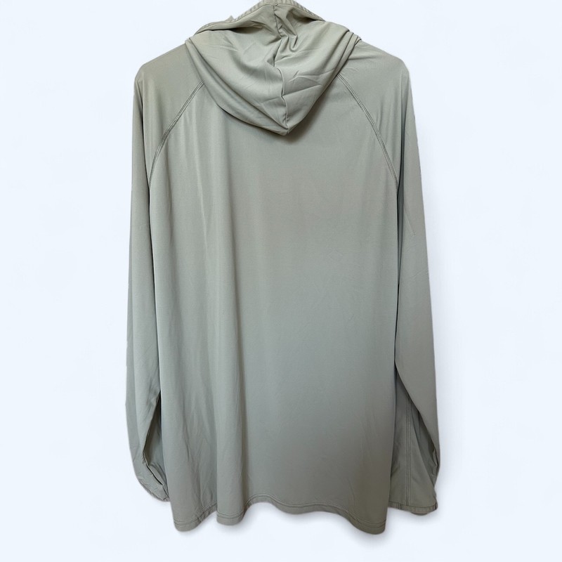 Eddie Bauer Men’s Performance Solarfoil Hoodie UPF 50+ Green Size XL gallery
