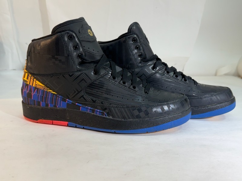 Nike Air Jordan 2 II Retro Black History Month BHM Sneakers BQ7618-007 Men’s 10