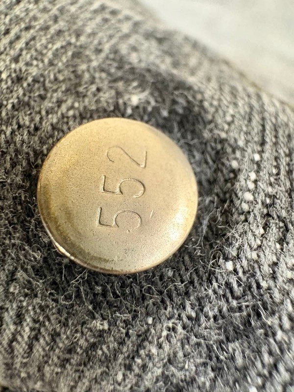 RARE Vintage 1992 Levi's 501-0658 Yarn-Dyed Gray Jeans Made in USA W30 L34 552 gallery