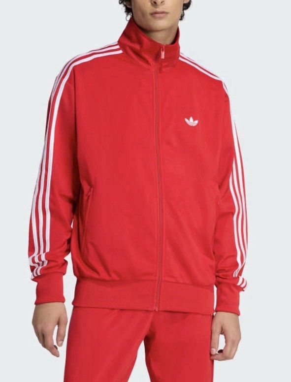 Adidas Large Men’s Originals Scarlet Red & White Firebird Tracksuit