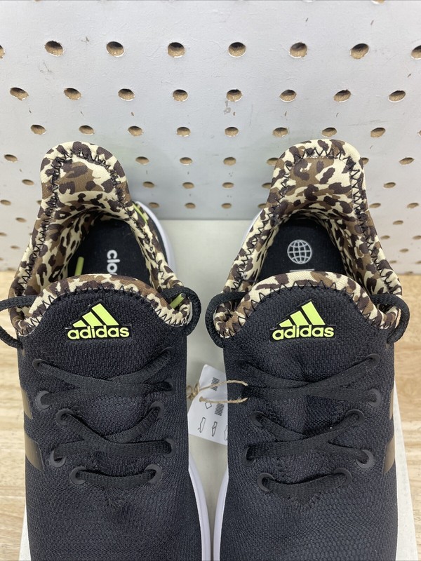 adidas Cloudfoam Pure SPW Sneaker Women's Sizes Black Pulse Lime IG3150 gallery