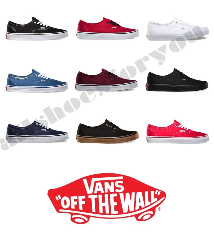 VANS CLASSIC AUTHENTIC NEW Sizes 4 -13 Canvas Free Fast Shipping
