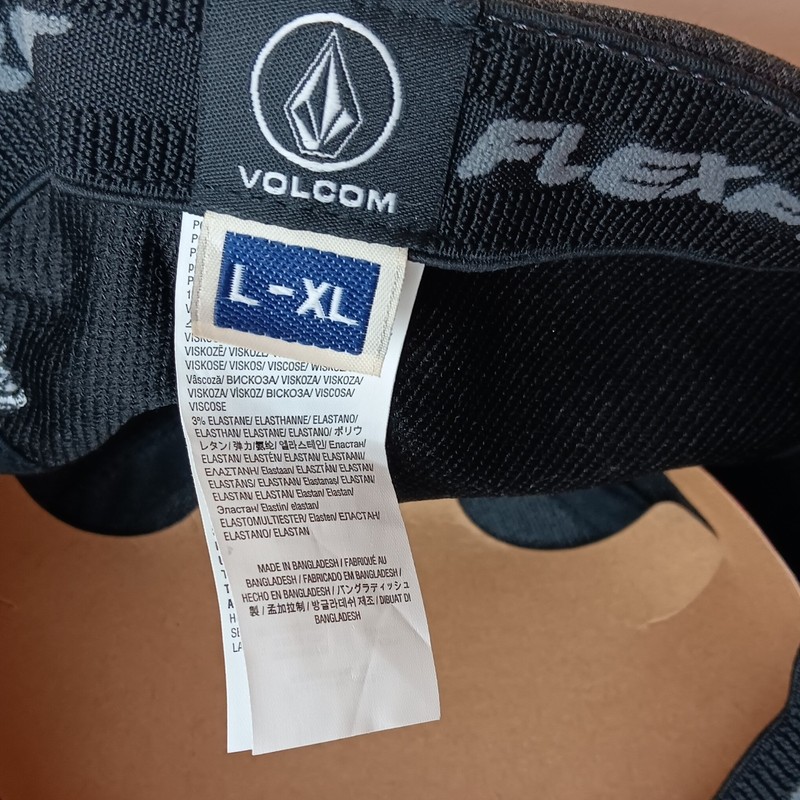 Volcom Full Stone Dark Heather Gray Logo Hat Cap Size Large/ XL NWT gallery