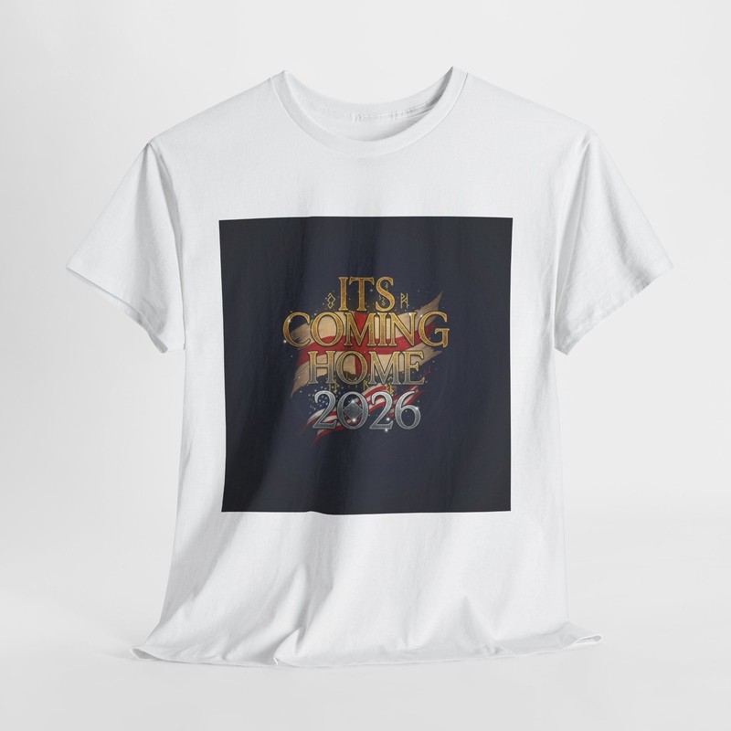 It’s Coming Home 2026 Tee | Retro Football Typography