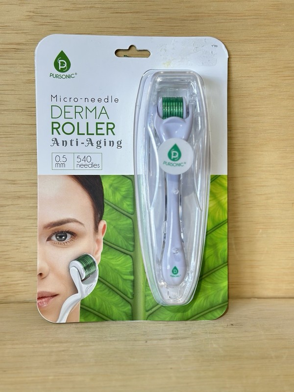 Micro Needle Derma Roller Anti – Aging 0.5 mm – 540 Needles Exfoliate Skin