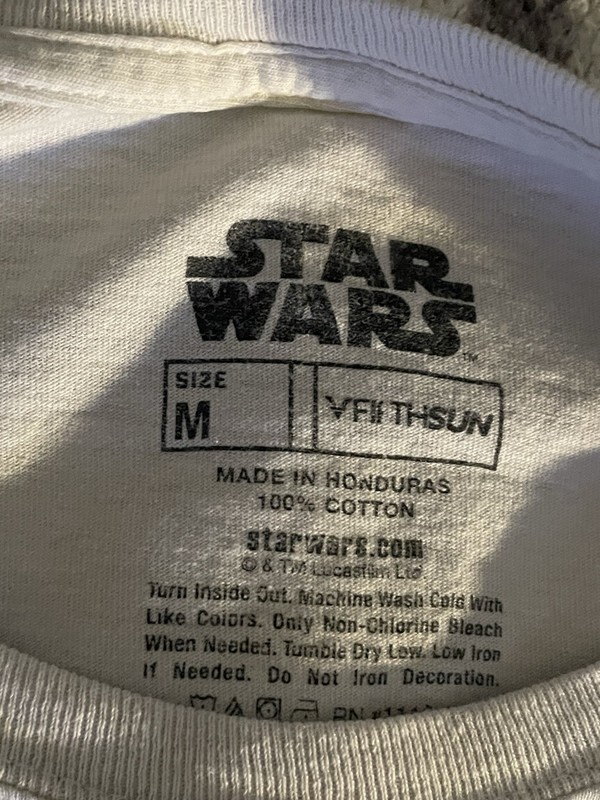Star Wars Men's T-Shirt the Mandalorian Baby Yoda Short Sleeve Size M gallery
