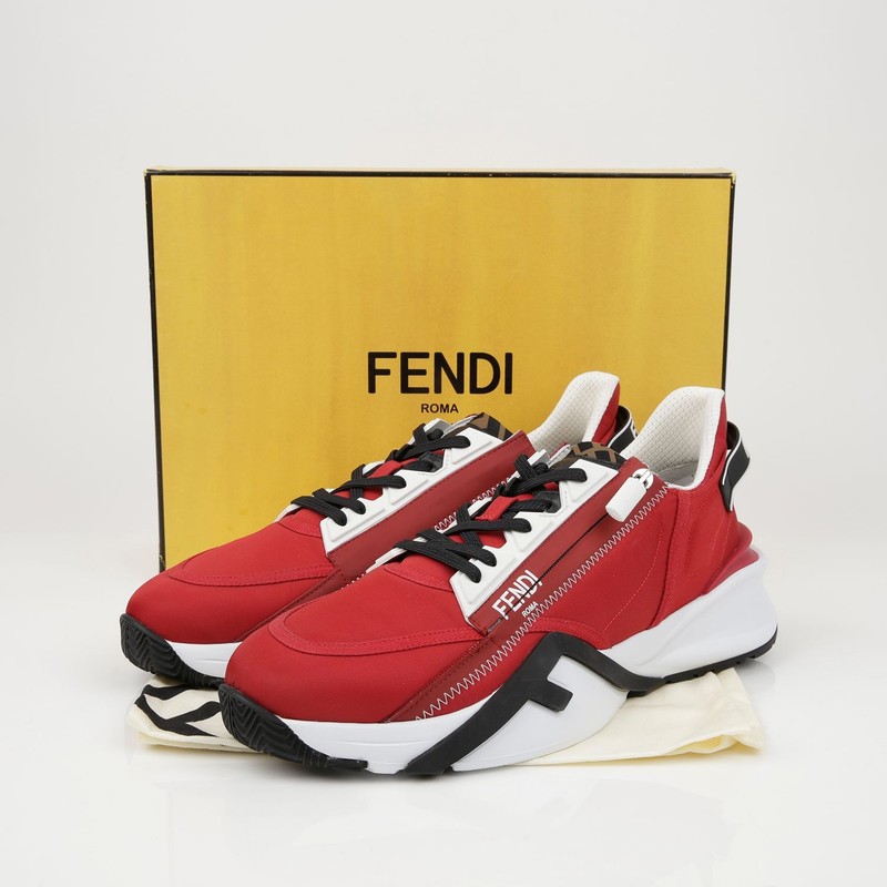 Fendi 7E1392 Flow Sneakers Size 12 130270472