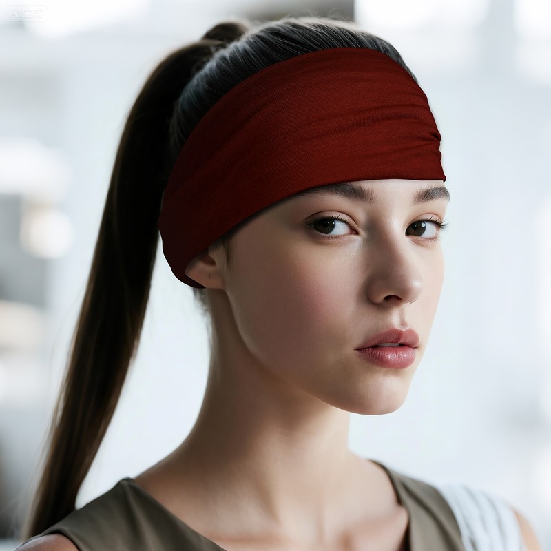 10pcs Women's Bohemian Wide Elastic Headbands Yoga Running Sports Hairbands gallery